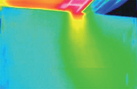 Air Curtains - output from a thermal camera